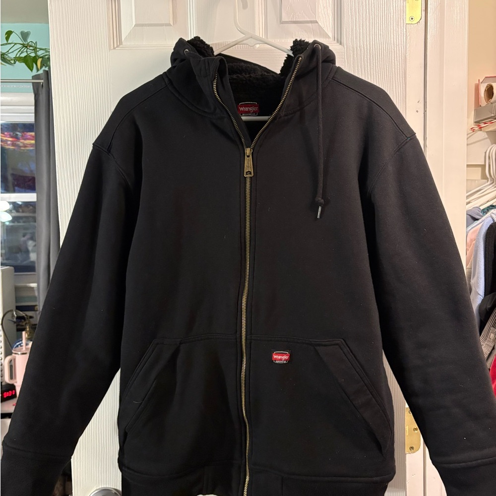 Wrangler Black Hooded Jacket